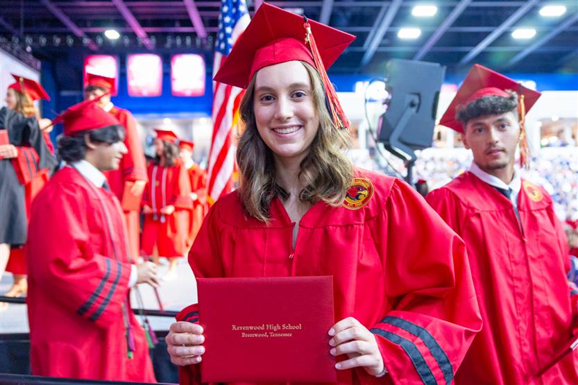 Students celebrate graduating
